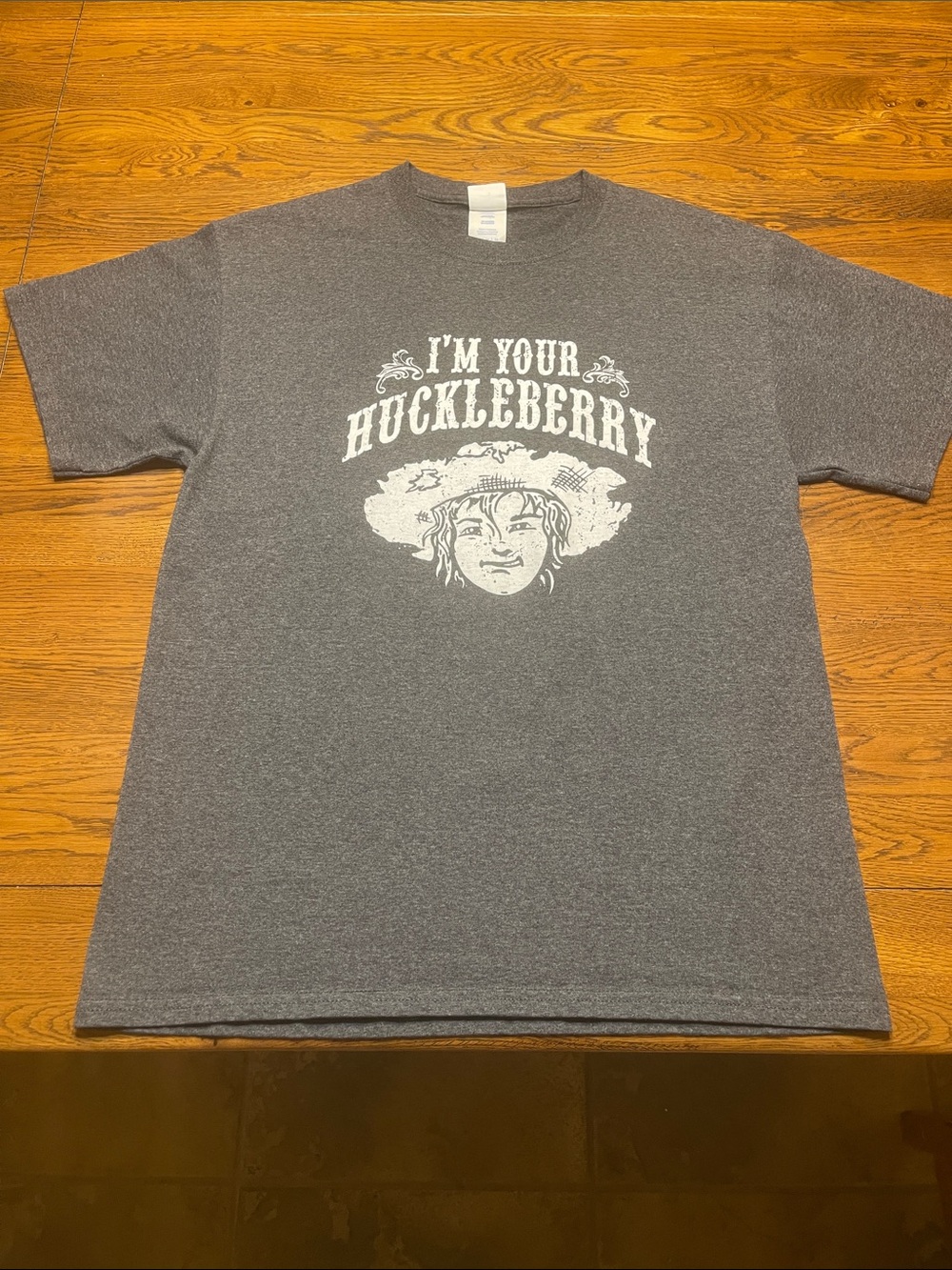 I'm Your Huckleberry Graphic Tee - Gray